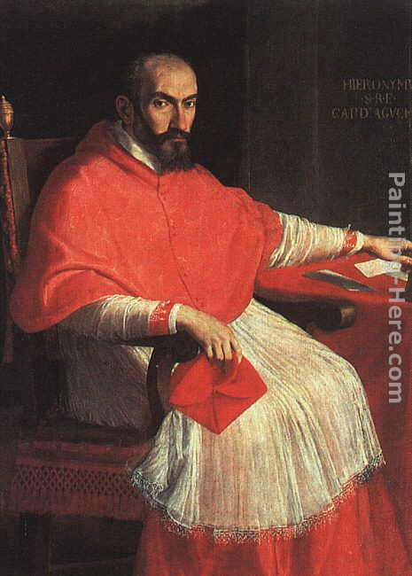 Portrait of Cardinal Agucchi painting - Domenichino Portrait of Cardinal Agucchi art painting